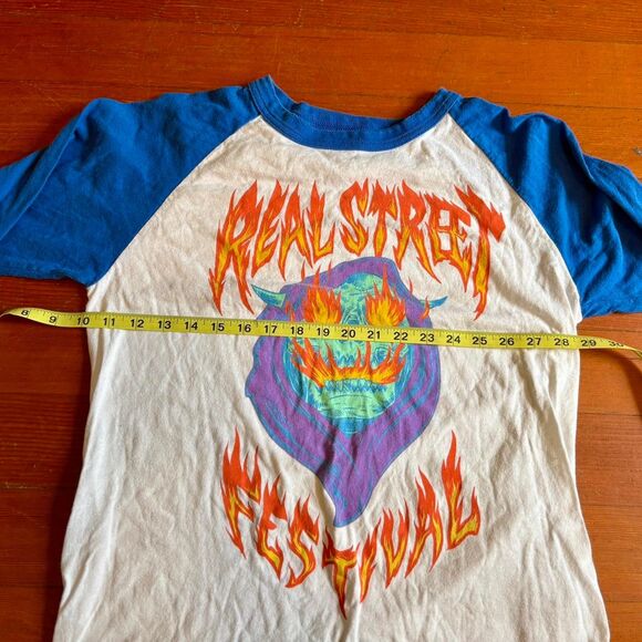 Real Street Festival 2019 - Baseball-Style Concert T-Shirt Unisex (M) - Picture 4 of 6